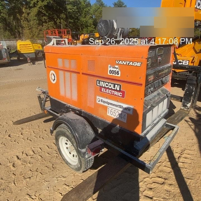 2021 Lincoln Electric Vantage 549X Ready Pak 3, ORANGE (includes trailer, cable rack, fender light kit)