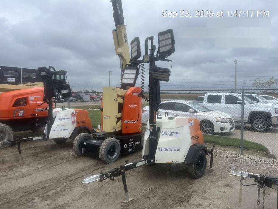 2023 Generac MLT2 Diesel, Flex Switch 120V Input, Powerzone Controller, (4) 320W LED Lights, 4kW Generator, 39.9 Gal Fuel Tank, 2" Ball, T3