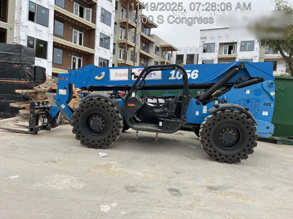 2017 Genie GTH-1056 Genie GTH1056, Solid Tires, 60" carriage, Light Kit, Open ROPS