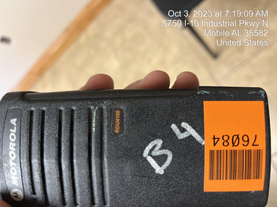 2020 MOTOROLA RDU4100