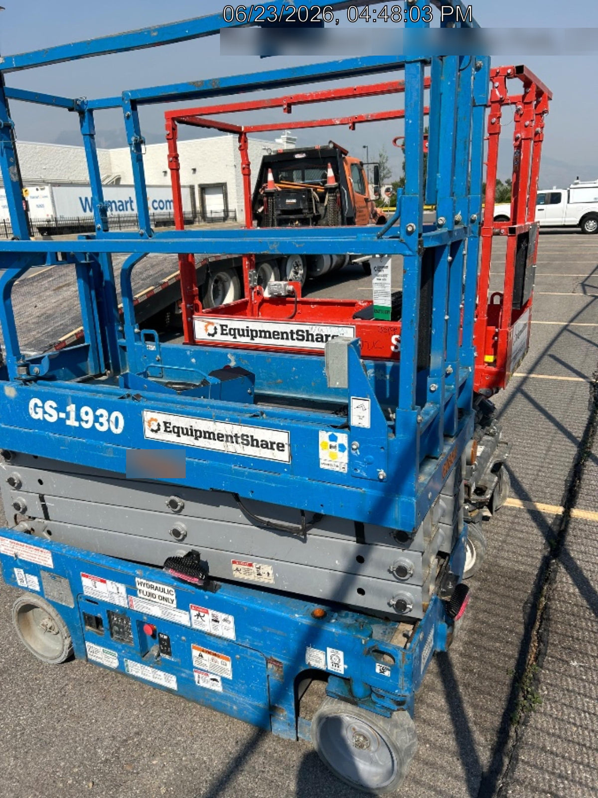 2020 Genie GS-1930 Solid Non Marking Tires, Beacon, Folding rails with half height swing gate