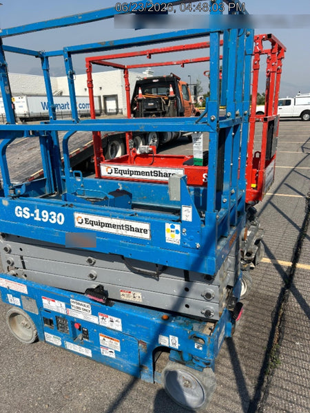2020 Genie GS-1930 Solid Non Marking Tires, Beacon, Folding rails with half height swing gate
