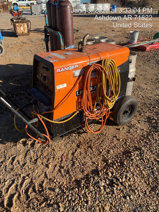 2021 Lincoln Electric Ranger 305 LPG LPG One-Pak (includes undercarriage, tank holder & tank strap) ORANGE