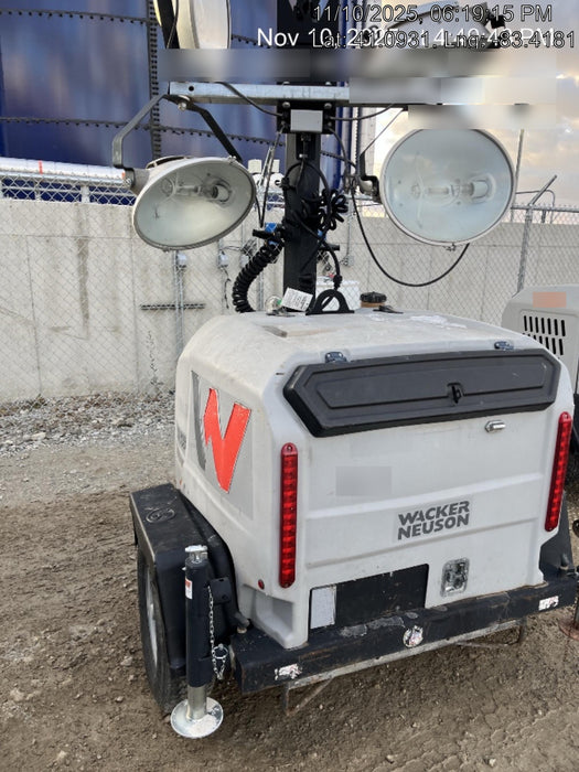 2018 Wacker Neuson LTV6L-MH Wacker Neuson LTV6L Mobile Light Tower w/Fuel Level Sensor Installed