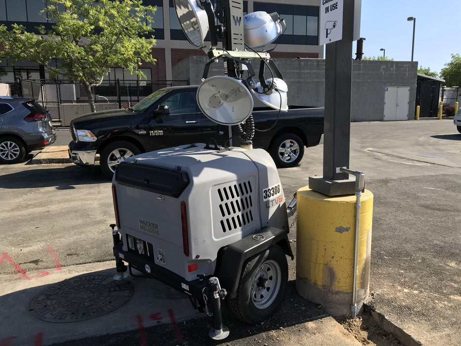 2019 Wacker Neuson LTV6L-MH Wacker Neuson LTV6L Mobile Light Tower w/Fuel Level Sensor Installed