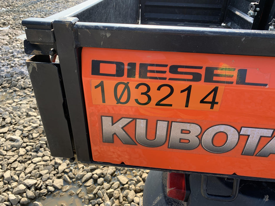 2020 Kubota RTV-X1140W-H 4WD utility cart -LED strobe -Windshield tempered glass -Plastic canopy -Wire harness kit -Backup alarm