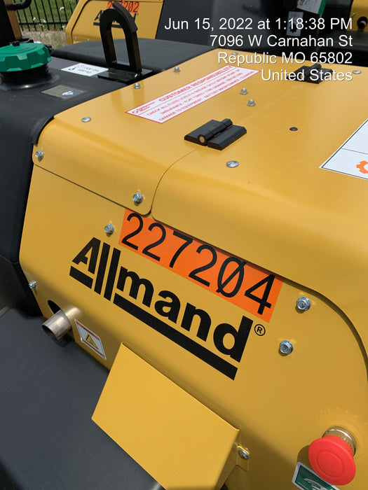 2022 Allmand NLV3GR (4) LED Light Fixture 350W, 23' Vertical Mast, 3kW Prime, Towable, Deep Sea L401, Leveling Jacks, Yanmar T4F 5.8hp