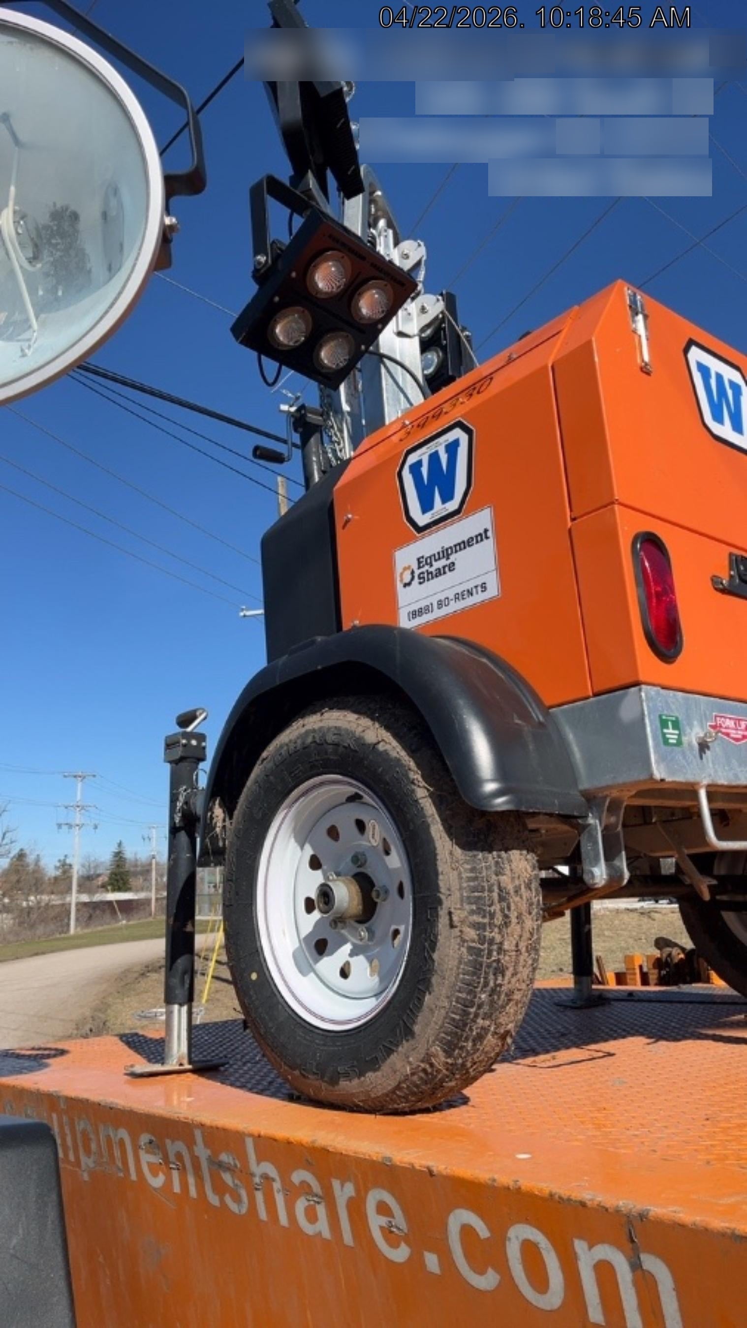 2024 Wanco WLTT-4MM4K Diesel, Deep Sea Controller, Shore Power Plug, Auto Start, (4) 350W LED Floodlights, 4kW Generator, 60 Gal Fuel Tank, 2" Ball, T3