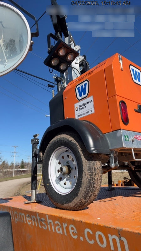 2024 Wanco WLTT-4MM4K Diesel, Deep Sea Controller, Shore Power Plug, Auto Start, (4) 350W LED Floodlights, 4kW Generator, 60 Gal Fuel Tank, 2" Ball, T3
