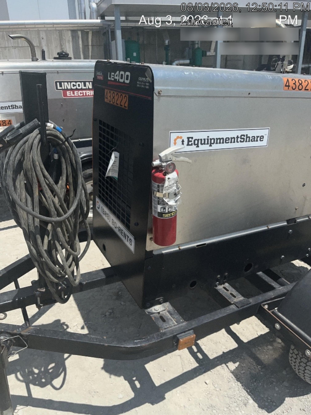 2024 Lincoln Electric LE400 Kubota V1505, Trlr, Cable Rack, Light Kit, ES Decals, T3