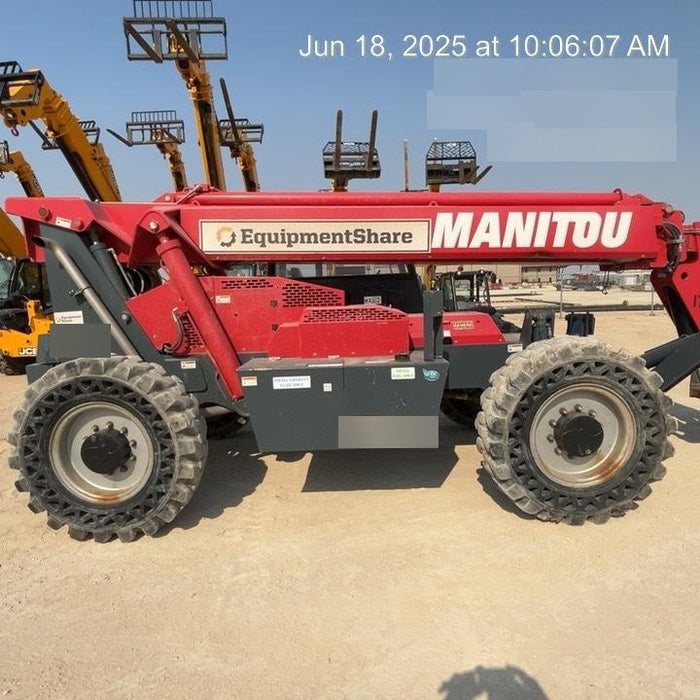 2019 Manitou MTA10055 Manitou MTA10055 - 120 HP T4, Canopy, Worklights/Strobe, Beacon, 66" Carriage, 60" Forks, Solid Tires, Lift Hook, Aux Hydraulics