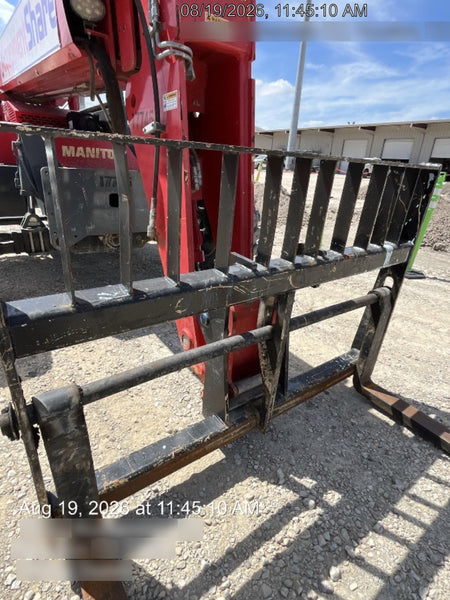 2019 Manitou MTA8044 MTA8044 - 74 HP T4, Canopy, Worklights/Strobe, Beacon, 66" Carriage, 48" Forks, Solid Tires, Lift Hook, Aux Hydraulics