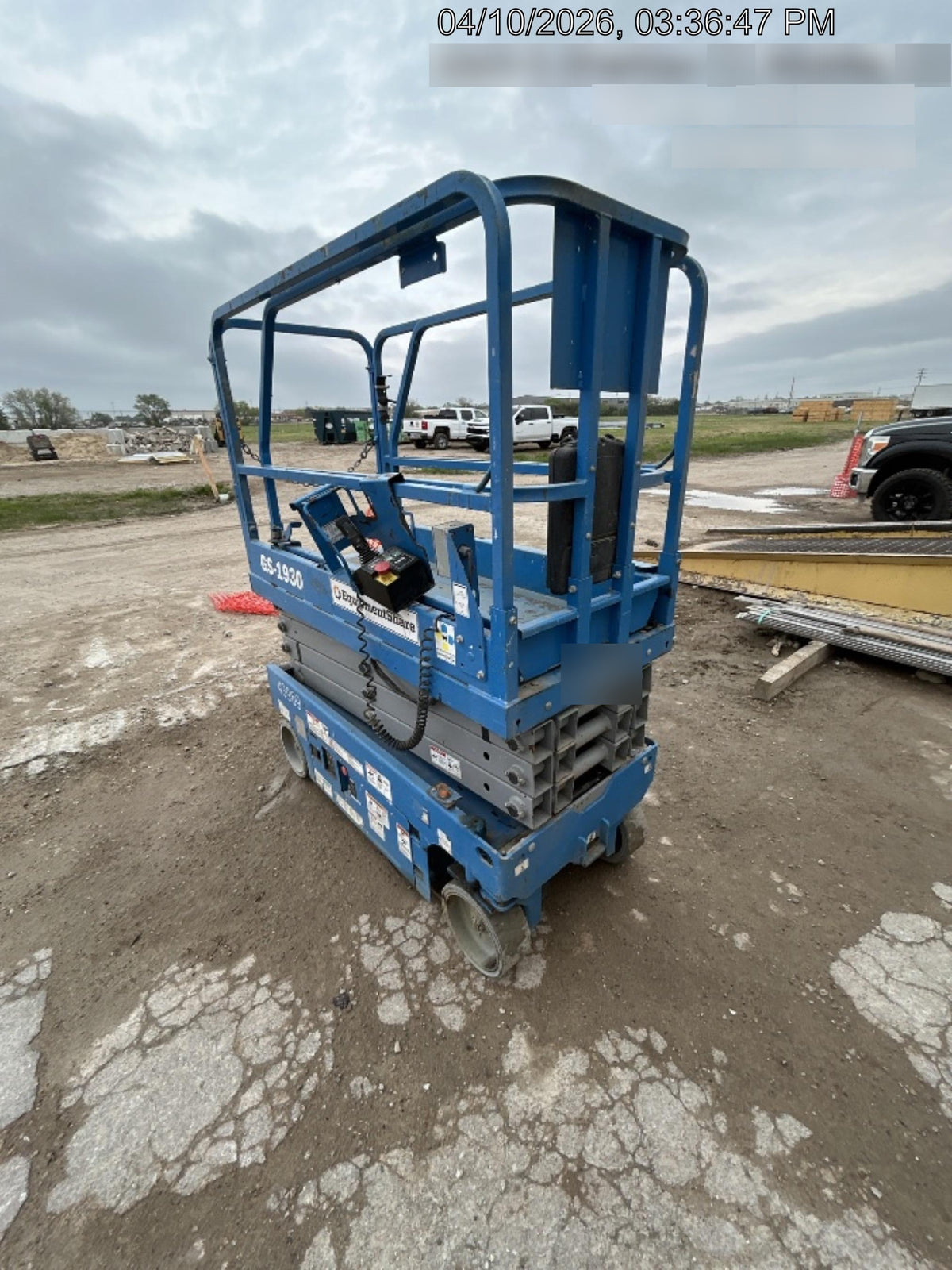 2019 Genie GS-1930 Fixed rails with chain Entry