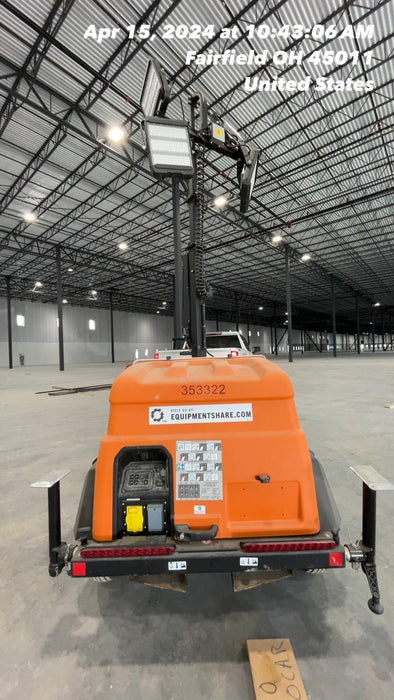 2023 Generac MLT2 Diesel, Flex Switch 120V Input, Powerzone Controller, (4) 320W LED Lights, 4kW Generator, 39.9 Gal Fuel Tank, 2" Ball, T3