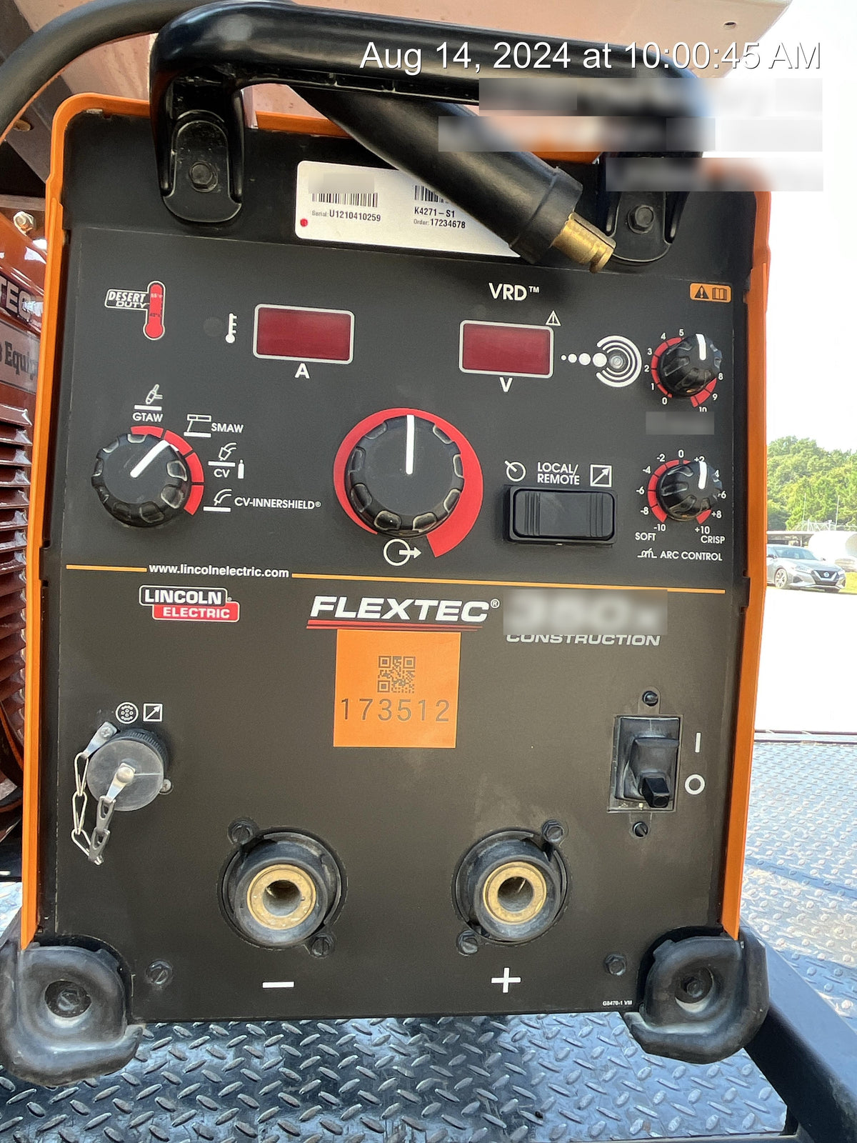 2021 LINCOLN ELECTRIC FLEXTEC 350X