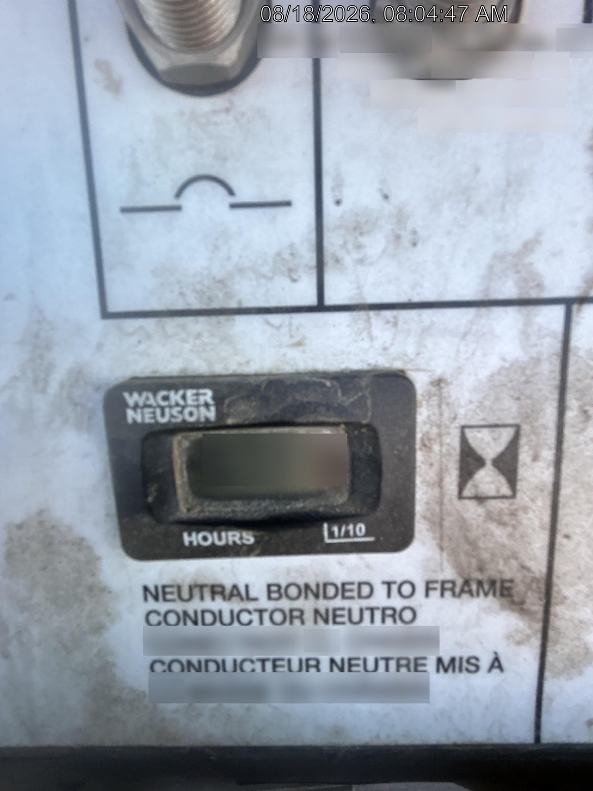 2019 Wacker Neuson LTV6L-MH Standard Options, ES Track Hardware, Fuel Level Sensor