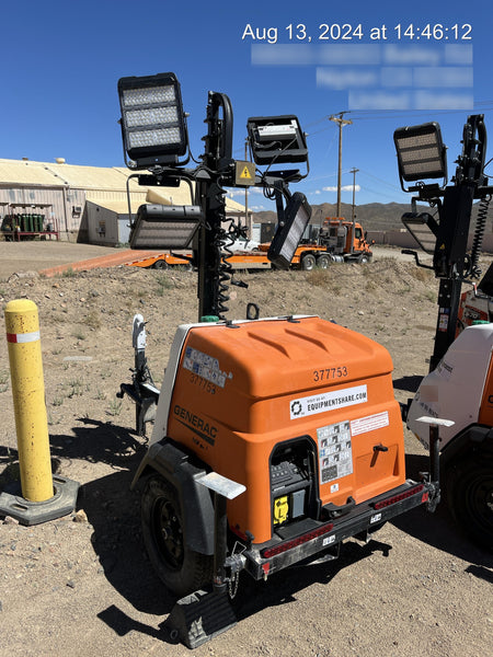 2023 Generac MLT2 Diesel, Flex Switch 120V Input, Powerzone Controller, 
(4) 320W LED Lights, 4kW Generator, 39.9 Gal Fuel Tank, 2" Ball, T3
