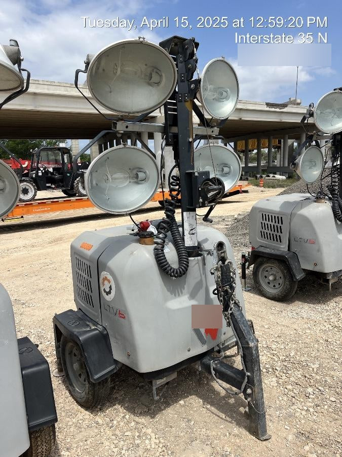 2019 Wacker Neuson LTV6L-MH Wacker Neuson LTV6L Mobile Light Tower w/Fuel Level Sensor Installed