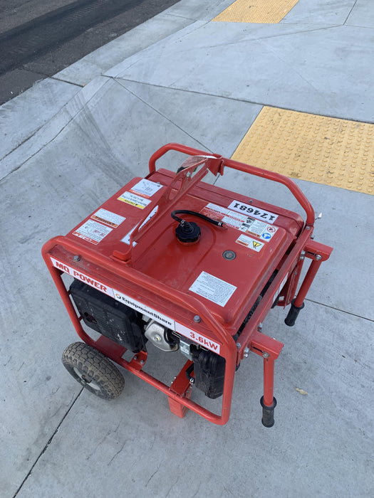 2021 Multiquip GA36HR Gen 3.6kW Honda GX240 GFCI