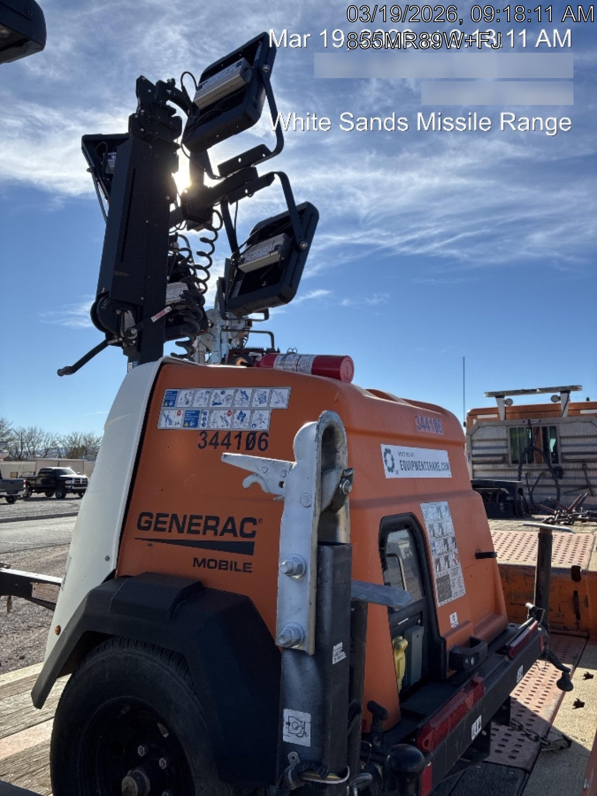 2023 Generac MLT2 Diesel, Flex Switch 120V Input, Powerzone Controller, (4) 320W LED Lights, 4kW Generator, 39.9 Gal Fuel Tank, 2" Ball, T3