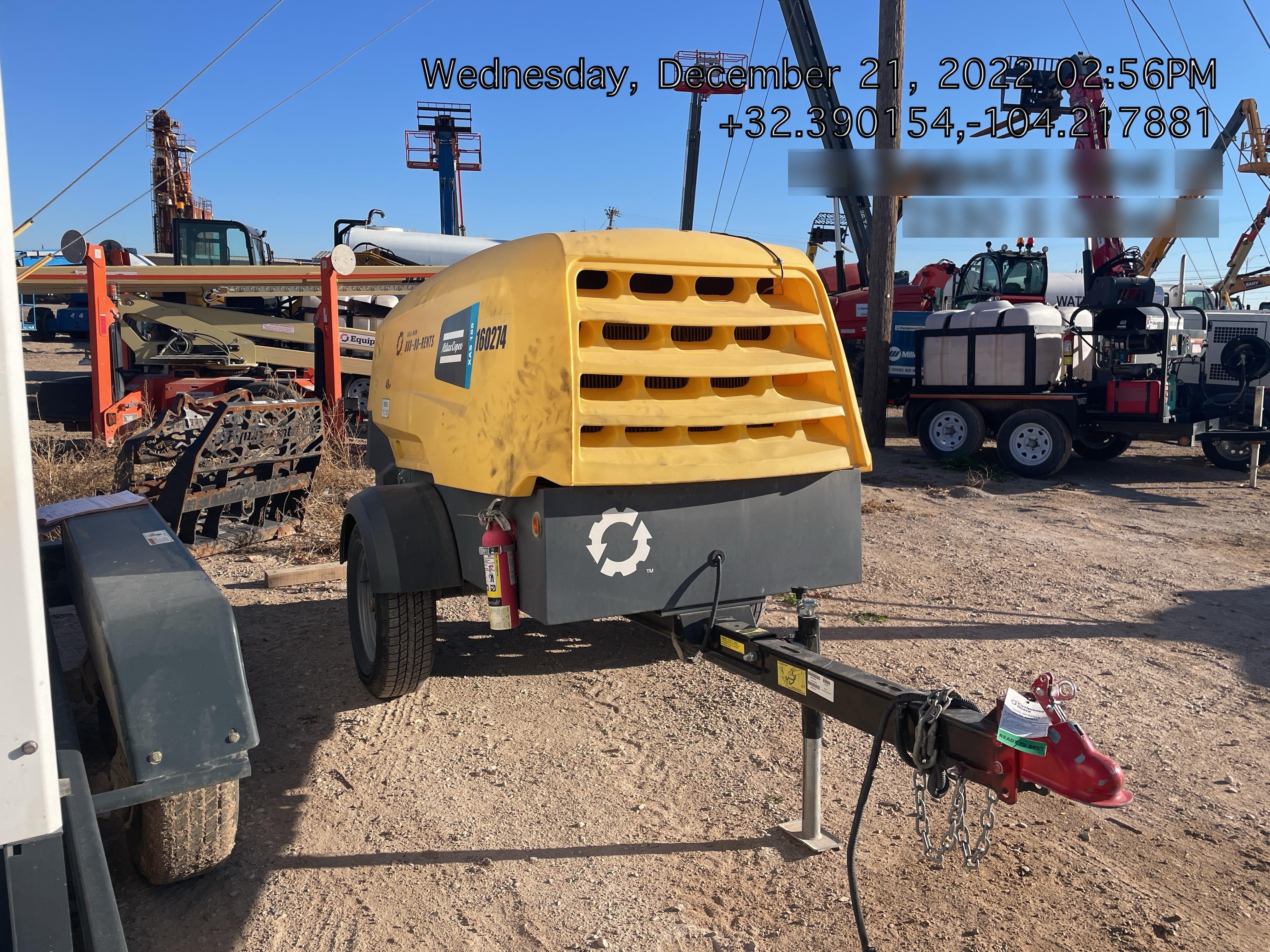 2021 ATLAS COPCO XAS188 CWK