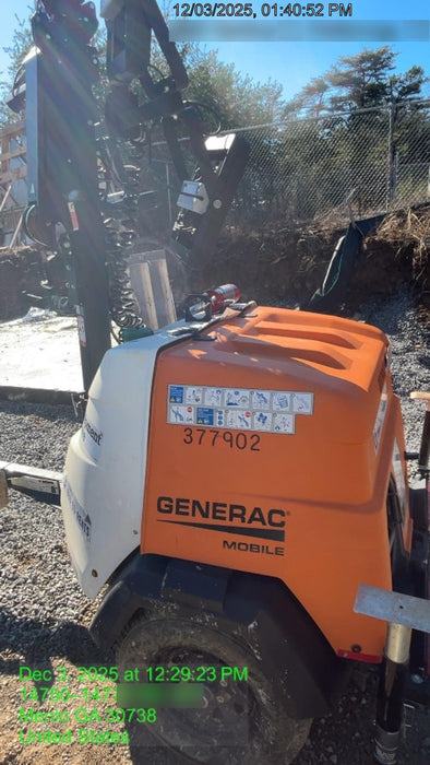 2023 Generac MLT2 Diesel, Flex Switch 120V Input, Powerzone Controller, 
(4) 320W LED Lights, 4kW Generator, 39.9 Gal Fuel Tank, 2" Ball, T3