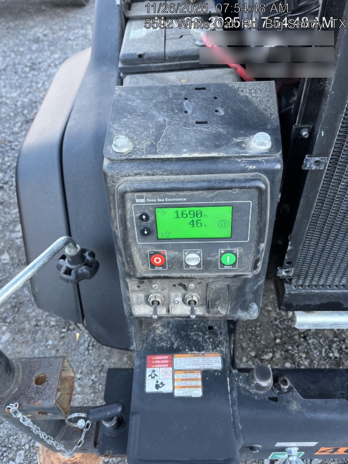 2024 Wacker Neuson LTT4 Diesel, Kohler KDW702, Deep Sea Controller, Auto Start, LED 320W, Bypass Outlet, T3