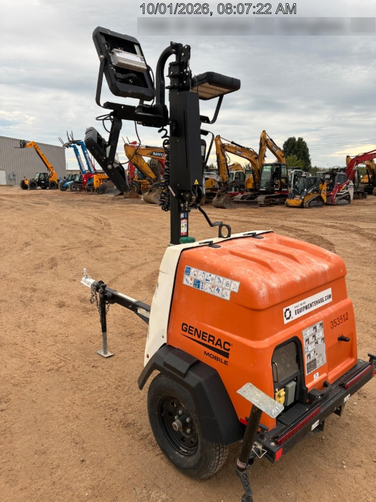 2023 Generac MLT2 Diesel, Flex Switch 120V Input, Powerzone Controller, (4) 320W LED Lights, 4kW Generator, 39.9 Gal Fuel Tank, 2" Ball, T3