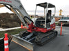 2019 Takeuchi TB260 Canopy, Standard Blade, Auxiliary hydraulics Manual QC, Hydraulic thumb, 12" ,18", 24" Bucket