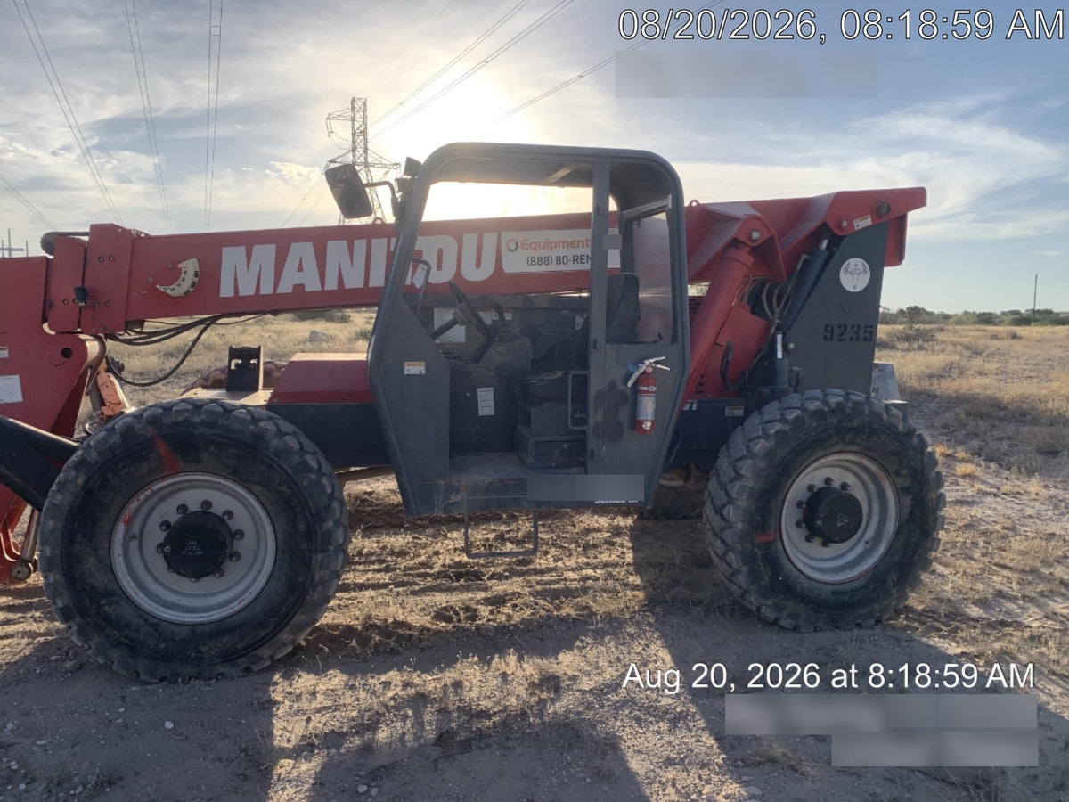 2018 Manitou 12042 Manitou MTA 12042 w/Open ROPS, Work Lights/Strobe, Aux Hyd, Solid Tires, Lift Hook, 66" Carriage, 72" Forks, Outriggers