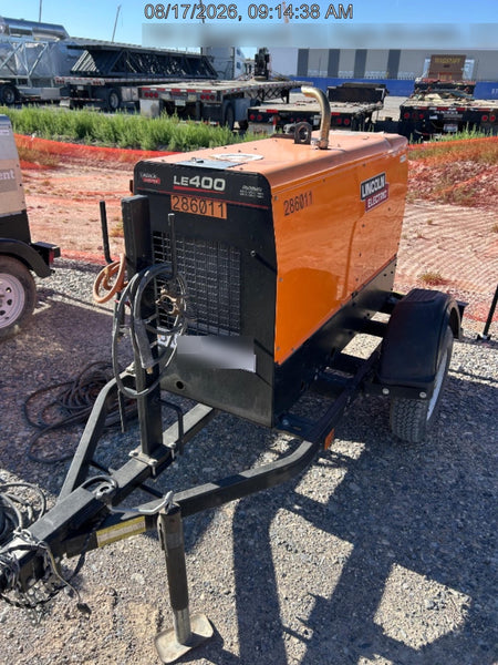 2022 Lincoln Electric LE400 Kubota V1505, Trlr, Cable Rack, Light Kit, ES Decals, T3
