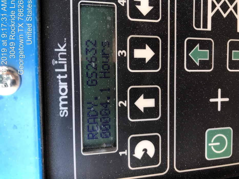 2019 Genie GS-2632 Folding rails with half height swing gate