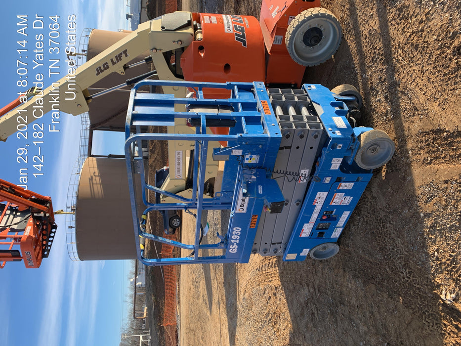 2020 Genie GS-1930 Fixed rails with chain entry gate - Pre A92.20