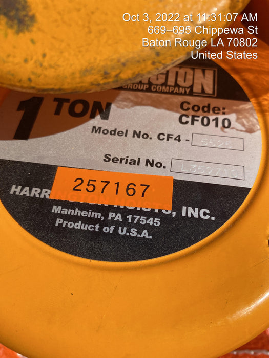 2022 HARRINGTON CF010-20