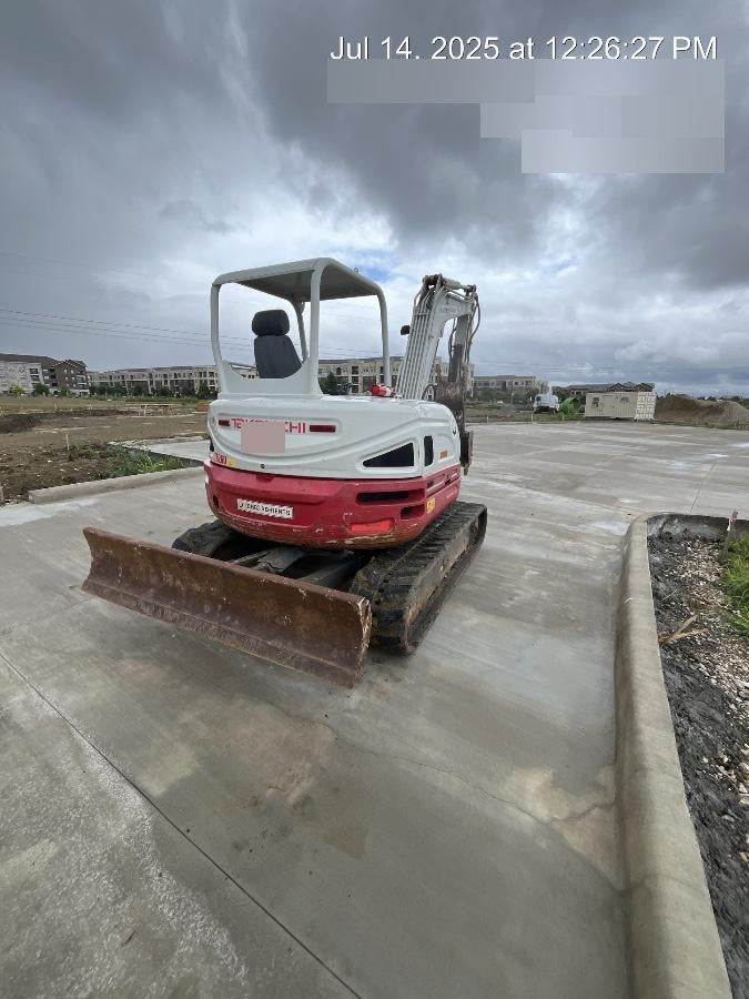 2019 Takeuchi TB260 Takeuchi TB260 Canopy w/Rubber Tracks, Auxiliary Hydraulics, Standard Blade, Manual QC