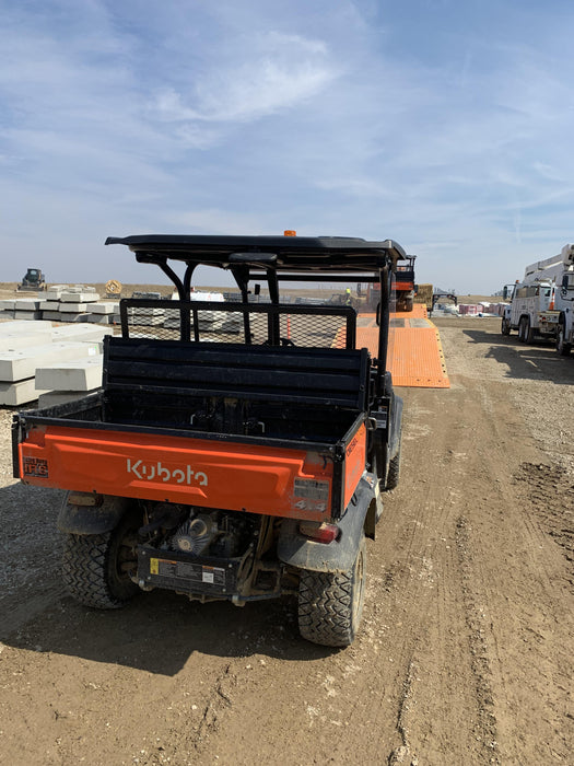 2022 Kubota RTV-X1140W-H Plastic Canopy, Windshield Acrylic Clear, LED Strobe Light, Wire Harness Kit, Back up Alarm