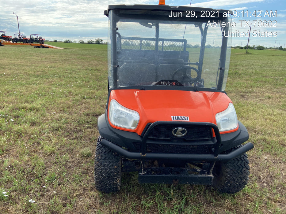 2020 Kubota RTV-X1140W-H Canopy, 4-Seater, Diesel, Windshield Acrylic Clear, LED Strobe, Backup Alarm