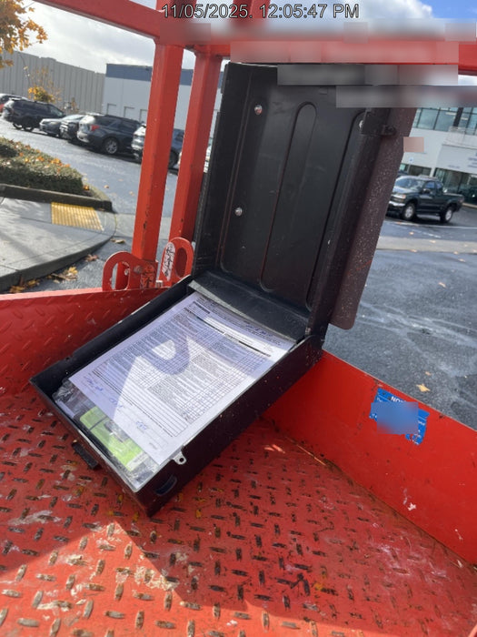 2020 Skyjack SJIII-3219 Solid NM Tires, Half height spring hinged entry gate, Dual Beacons, 800W Inverter