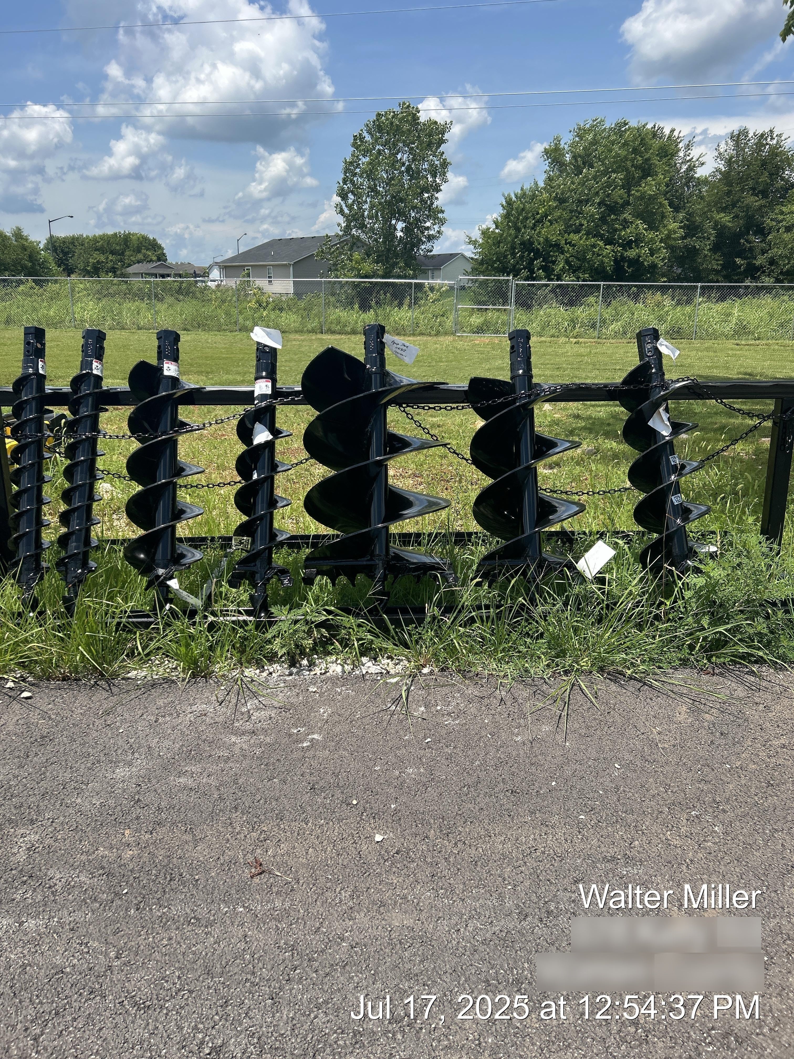 2025 FLUID POWER SUPPORT Auger Storage Rack