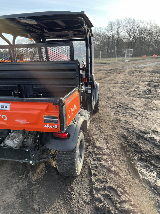 2022 Kubota RTV-X1140W-H Plastic Canopy, Windshield Acrylic Clear, LED Strobe Light, Wire Harness Kit, Back up Alarm