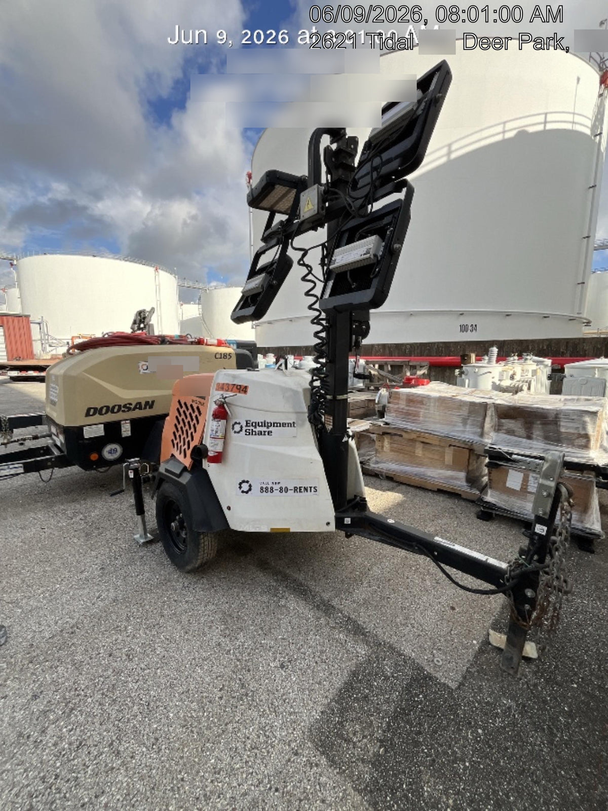 2023 Generac MLT2 Diesel, Flex Switch 120V Input, Powerzone Controller, (4) 320W LED Lights, 4kW Generator, 39.9 Gal Fuel Tank, 2" Ball, T3