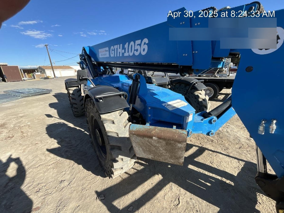 2018 Genie GTH-1056 GTH-1056 w/Open ROPS, Solid Tires, Work Lights, 60" carriage/forks, cab mesh, beacon