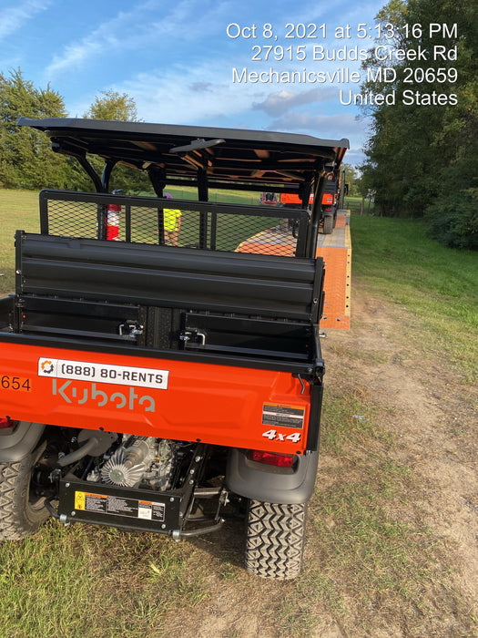 2021 Kubota RTV-X1140W-H Plastic Canopy, Windshield Acrylic Clear, LED Strobe Light, Wire Harness Kit, Back up Alarm