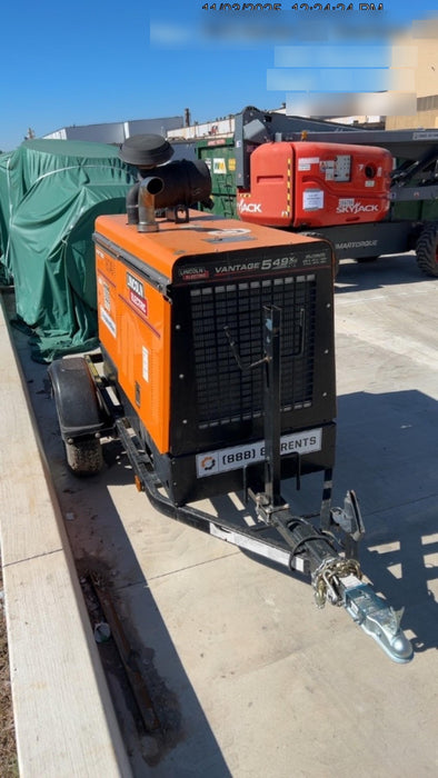 2021 Lincoln Electric Vantage 549X Ready Pak 3, ORANGE (includes trailer, cable rack, fender light kit)