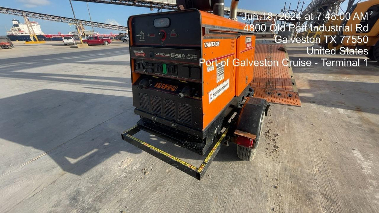 2021 Lincoln Electric Vantage 549X Ready Pak 3, ORANGE (includes trailer, cable rack, fender light kit)