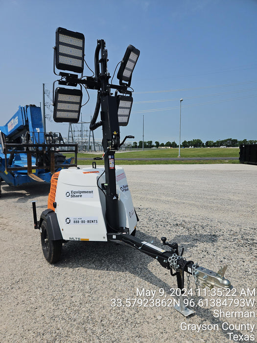 2024 Generac MLT2 Diesel, Flex Switch 120V Input, Powerzone Controller, 
(4) 320W LED Lights, 4kW Generator, 39.9 Gal Fuel Tank, 2" Ball, T3