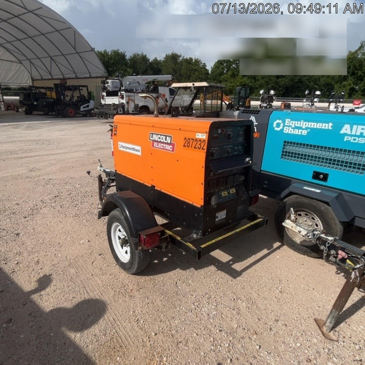 2022 Lincoln Electric LE400 Kubota V1505, Trlr, Cable Rack, Light Kit, ES Decals, T3