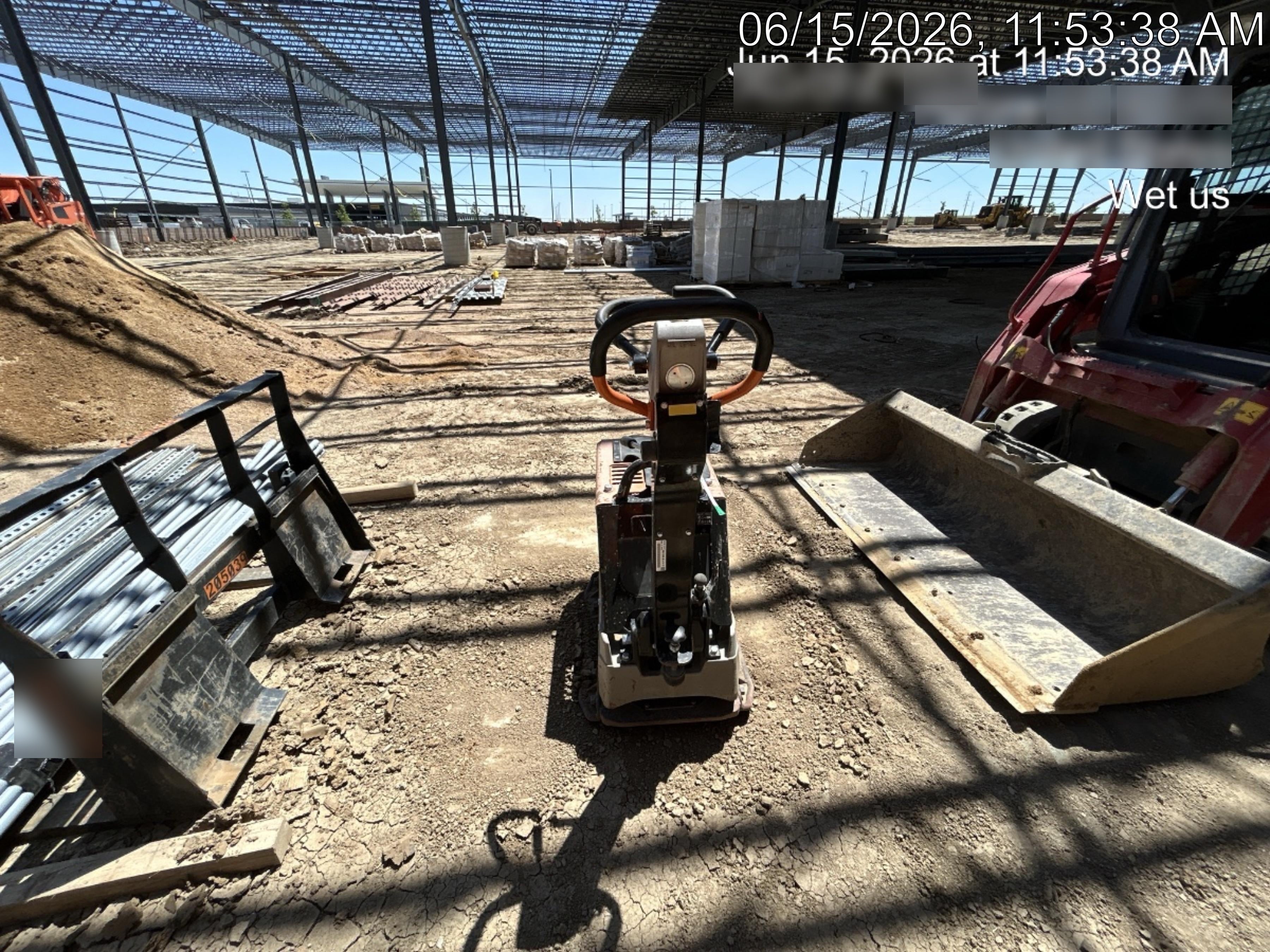 2023 Multiquip MV308GH Honda GX270, 18" Plate, Tachometer