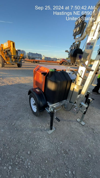 2024 Wanco WLTT-4MM4K Diesel, Deep Sea Controller, Shore Power Plug, Auto Start, (4) 350W LED Floodlights, 4kW Generator, 60 Gal Fuel Tank, 2" Ball, T3