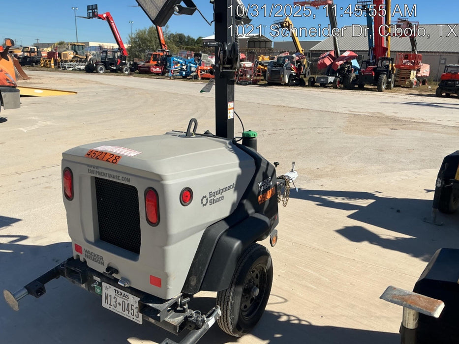 2024 Wacker Neuson LTT4 Diesel, Kohler KDW702, Deep Sea Controller, Auto Start, LED 320W, Bypass Outlet, T3